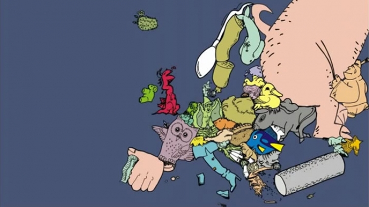 Transformon hartën e Europës, punimi i artistit Gjerman merr shumë komente negative [VIDEO]
