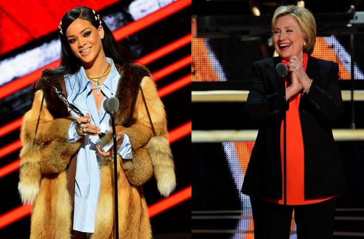 Rihanna ka një mënyrë origjinale si e mbështet Hillary Clinton [FOTO]
