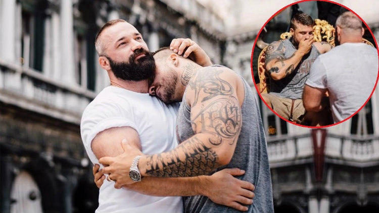 Muskulozët “trondisin” botën! Bodybuilder-i gjerman i propozon të dashurit të tij në Venecia [FOTO]