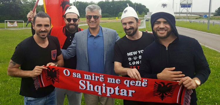 Hashim Thaçi, Noizy dhe Blerim Destani  bashkë me plis për Paris për të parë Kombëtaren shqiptare [FOTO /VIDEO]