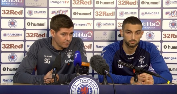 “A do të bëhesh titullar?”, Steven Gerrard i jep Eros Grezdës “shansin e artë” në konferencën për shtyp[VIDEO]