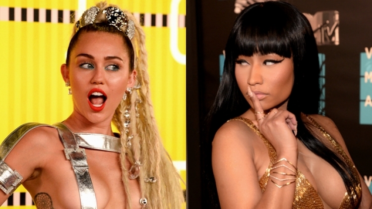 Nicki Minaj provokon nervat e Miley Cyrus