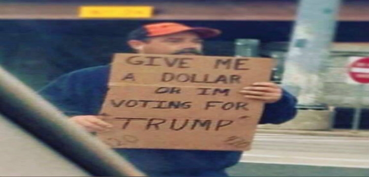 “Më jepni 1 Dollar, ndryshe votova për Donald Trump!”