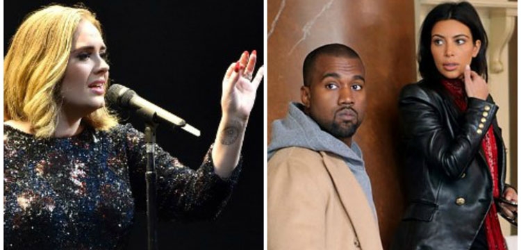 Adele refuzon të darkojë me Kim Kardashian dhe Kanye West [FOTO]