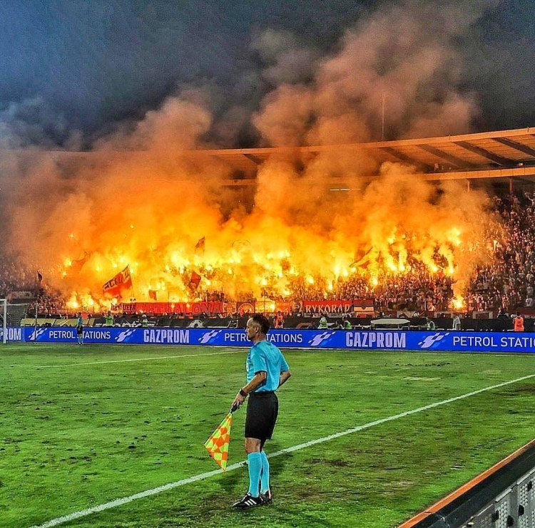 Crvena zvezda - Partizan / Digjet stadiumi i Beogradit