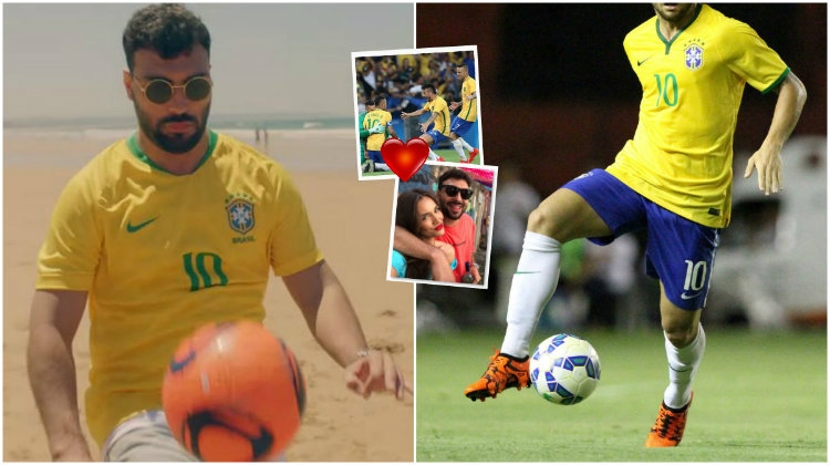 S’na ka fiksuar vetëm neve! Futbollisti i Brazilit ''çmendet'' pas këngës ''Rio'' të Ledrit, shihni çfarë ka bërë [VIDEO]