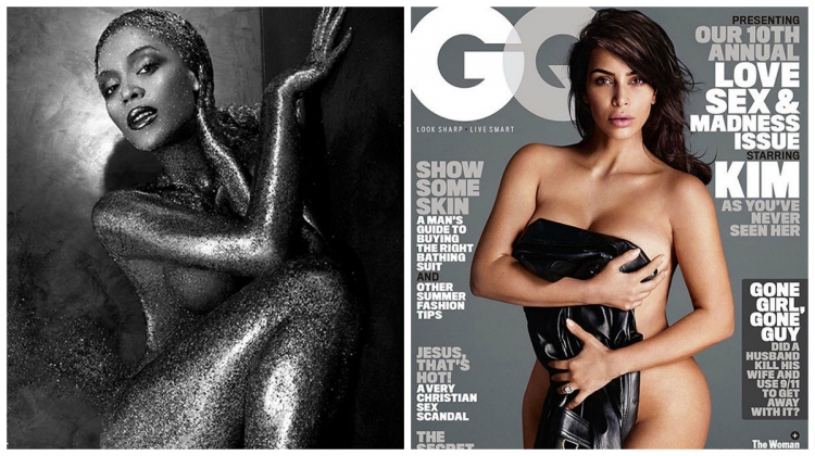 Nga Beyonce në Kim Kardashian, ja mamit sexy që kanë realizuar kopertina reviste nudo [FOTO]