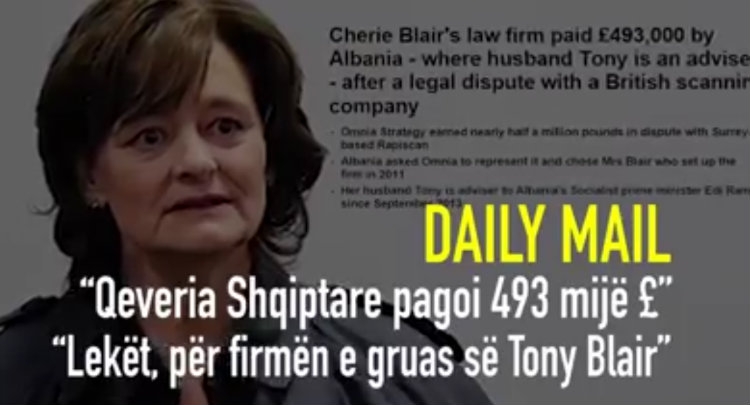 Daily Mail: Çifti Bler 493 mijë paund nga Shqipëria