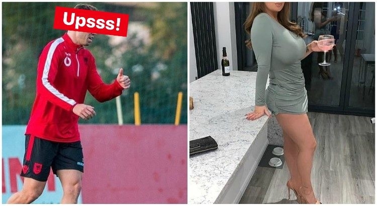Modelja seksi shpërthen KEQ kundër futbollistit të Shqipërisë: “Gomar në fushë e në shtrat…’’ [FOTO]