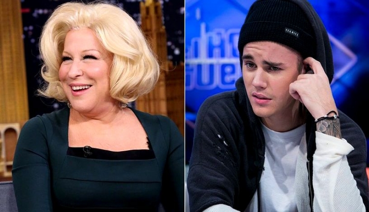 Ja si i quan Bette Midler të pasmet e Justin Bieber