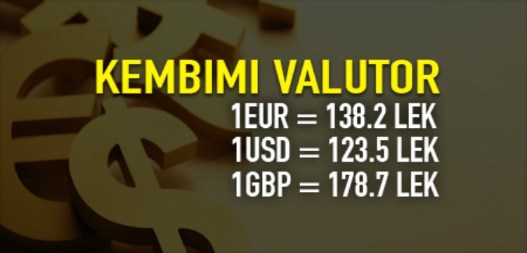 Këmbimi Valutor 15 Shkurt 2017