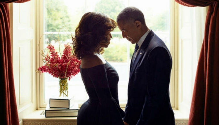 Dashuri e përjetshme! Çifti Obama urojnë kështu njëri-tjetrin [FOTO]