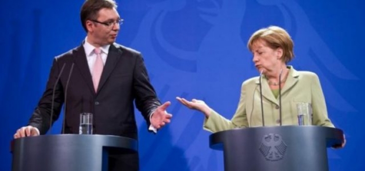 Kancelarja Angela Merkel për presidentin Vuçiç: “Bëni zgjidhje kontraktuale me Kosovën”
