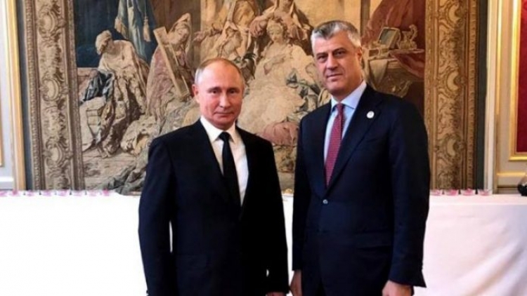 Thaçi takon Putinin: Rusia mbështet marrëveshjen Kosovë-Serbi