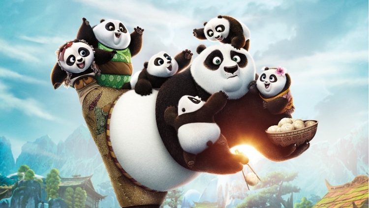 Panda Po mposht Leo DiCaprio-n