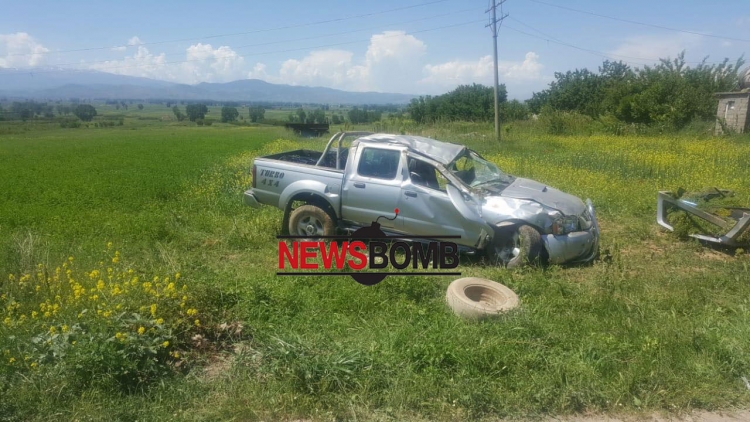 Një aksident i rëndë ka ndodhur në Belorta i Korcës ku si pasojë kanë mbetur të plagosur dhe burrë e grua