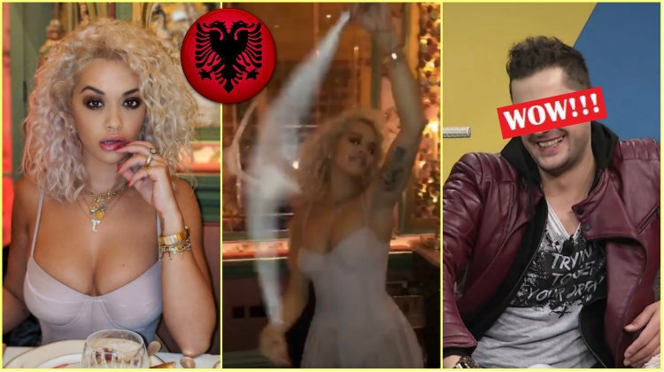 Zbathur dhe me shami në dorë, Rita Ora kërcen vallen shqiptare të këtij këngëtari [VIDEO]