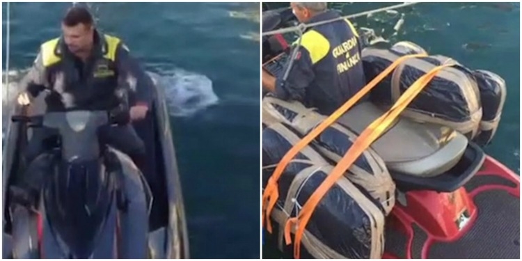 Shokohet Daily Mail: Trafikuesit me jet ski po transportonin 200 kg marijuanë nga Shqipëria drejt Italisë! [VIDEO]