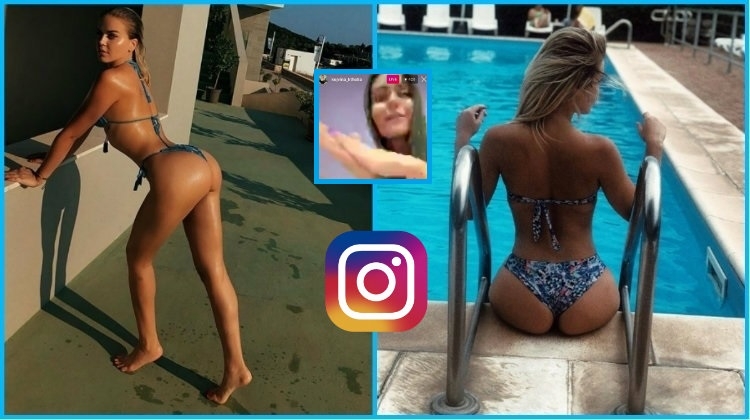 Kejvina Kthella hyn LIVE në INSTAGRAM, por e shajnë keq, velina seksi reagon kështu! [FOTO]