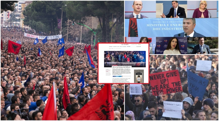 Nga protesta e studentëve deri tek djegia e mandateve, gazeta franceze shkruan për Shqipërinë