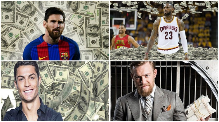 Shifra të çmendura, do të vini duart në kokë! Këta janë “10 sportistët më të pasur” sipas FORBES, e drejtë? [FOTO]