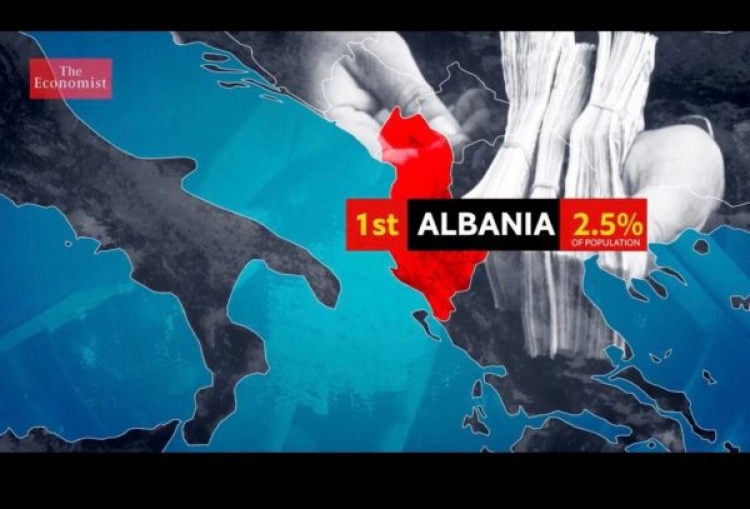 'The Economist': Shqipëria e para në botë për konsumimin e kokainës [VIDEO]