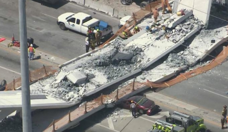 Video dramatike, shihni si rrëzohet ura në Florida, të paktën 10 të vdekur