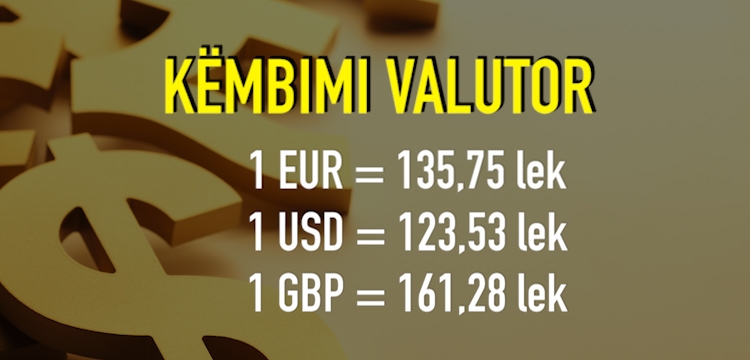 Këmbimi Valutor 27 Korrik 2016