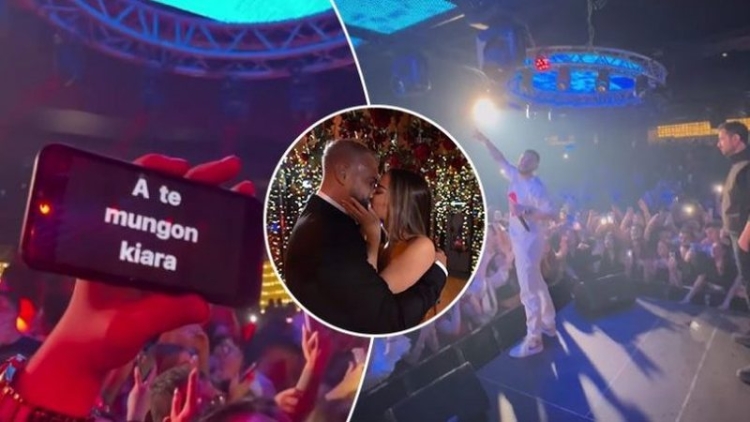 “A të mungon Kiara”/ Fansat provokojnë Butrintin në koncert, thërrasin në kor emrin e Luizit, ja reagimi i tij
