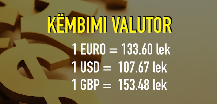 Këmbimi valutor 26 janar 2018