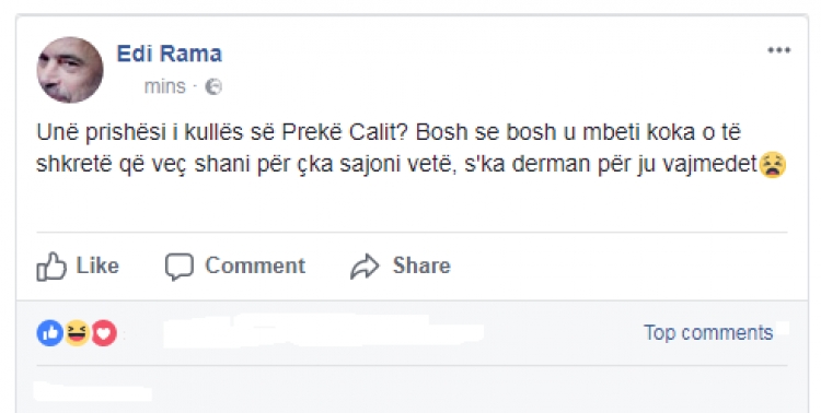 “Unë prishësi i kullës së Calit”? Bosh se bosh ju mbeti koka... Reagon Rama i revoltuar