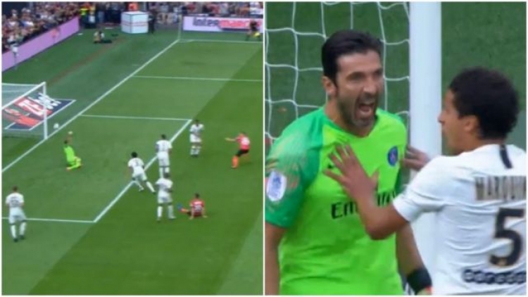 Buffon si në kohët e vjetra, bën pritjen e çmendur në ndeshjen e fundit të PSG [VIDEO]
