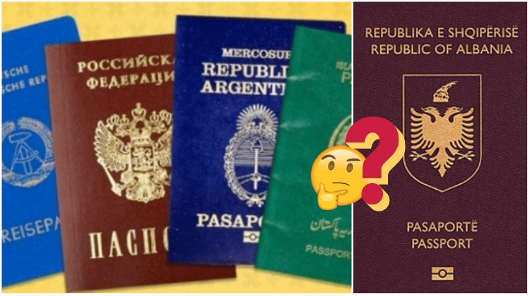 Pasaportat në të gjithë botën kanë vetëm këto 4 ngjyra! Ja përse ajo shqiptare ka ngjyrën e kuqe! E zbuloni këtu [FOTO]