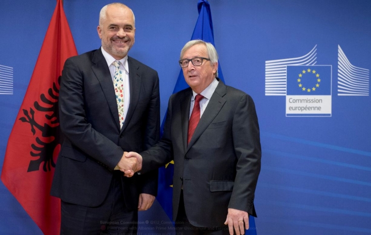 Kryeministri Edi Rama, të hënën vizitë në Bruksel. Kreu i qeverisë do takohet me kreun e KE, Jean-Claude Juncker