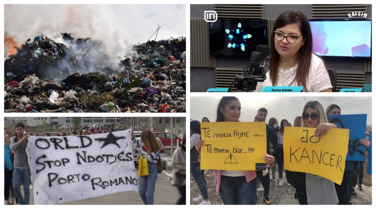 Djegia e mbeturinave në Porto Romano, studentët nuk do të heqin dorë nga protestat derisa... [VIDEO]