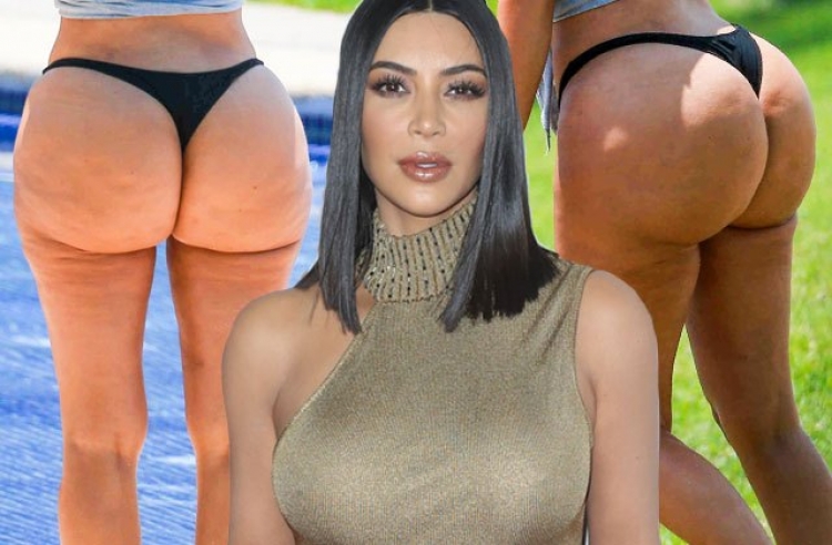 Pas fotove me të pasmet plot celulit, mahnit Kim Kardashian me format seksi [FOTO]