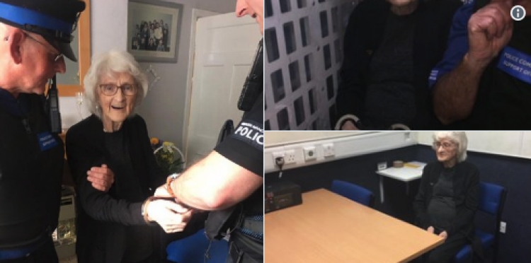 Dëshira e fundit e 93-vjeçares: Të arrestohej një herë nga policia dhe ia arriti