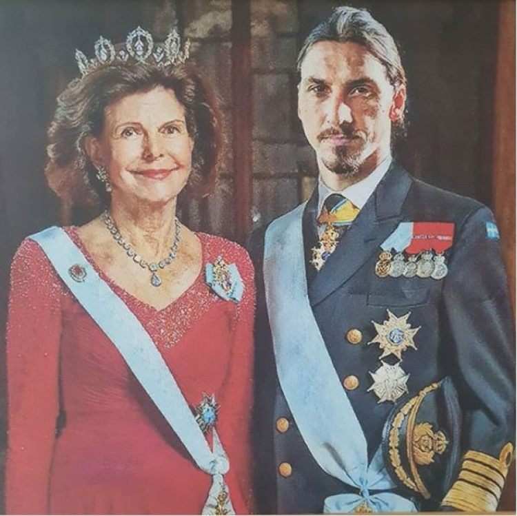 Zlatan Ibrahimovich e shpall veten Mbret të Suedisë nën “nofkën” Zweden