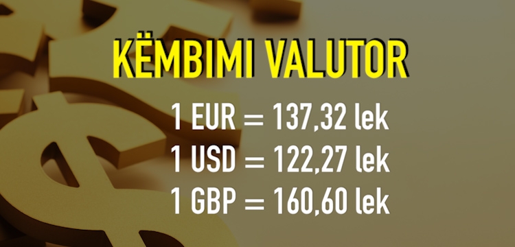 Këmbimi Valutor 28 Shtator 2016