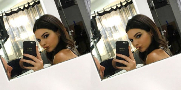 Kendall Jenner hipnotizon me sytë e saj blu