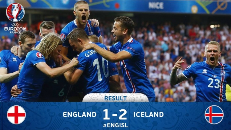 Historike! Islanda mposht Anglinë dhe kualifikohet në çerekfinale [VIDEO]