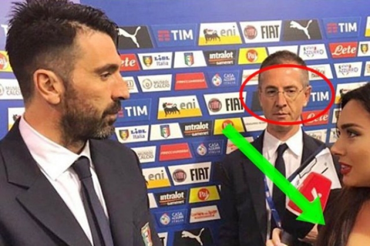 Buffon përballë dekoltesë ‘shpërthyese’ të Ilda Bejlerit… [FOTO]