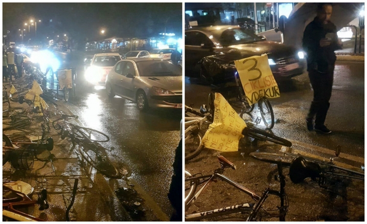 Vdekja e çiklistit, nisin protestat në Tiranë [FOTO]