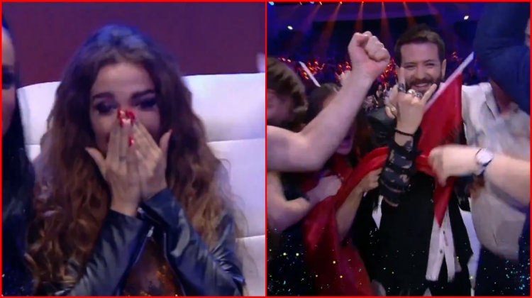 Bravo, SHQIPE! Eugent Bushpepa dhe Eleni Foureira triumfojnë në Eurovision 2018. Shihni momentin emocionues! [FOTO/VIDEO]