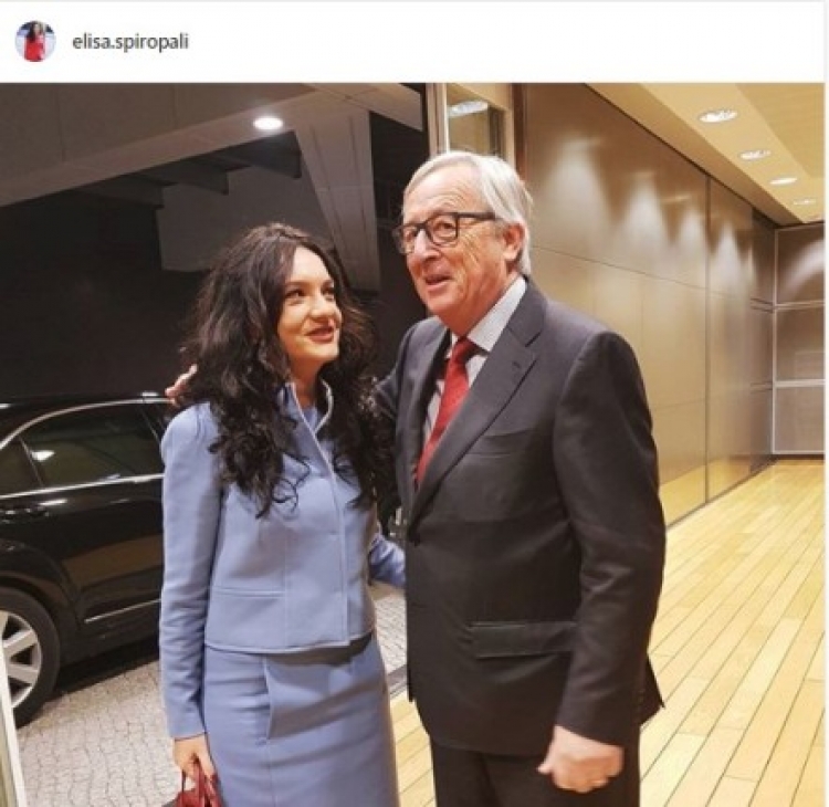 Deputetja e PS, Elisa Spiropali ka marrë pjesë në takimin dypalësh mes kryeministrit Edi Rama dhe Presidenti të KE, Juncker në Bruksel