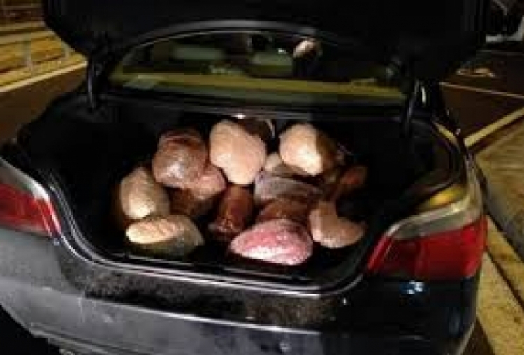 Policia Greke sekuestron 62 kilogramë marijuanë, në pranga një shqiptar, u kap me një femër në makinë