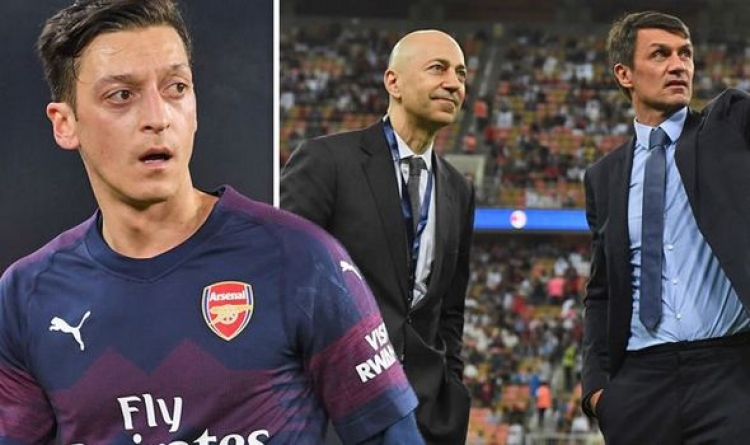 Mesut Ozil bëhet “mollë sherri” tek Milan, Maldini dhe Gazidis bëjnë debat me njëri-tjetrin