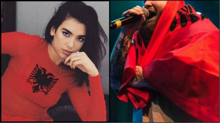 Bëri të gjithë fansat merak se për pak u verbua në koncert, tani reperi SHQIPTAR shfaqet i lumtur krah Dua Lipa-s! Ç'po kurdisin? [FOTO]