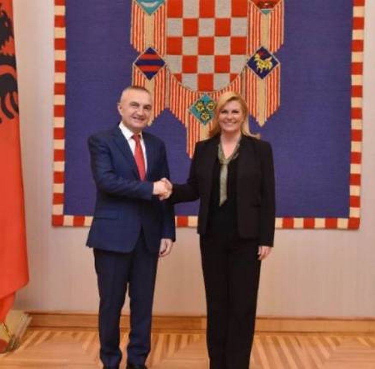 Integrimi,presidenti Ilir Meta me homologen kroate Kolinda Grabar Kitarovic: ”Jetikë, afatet konkrete”