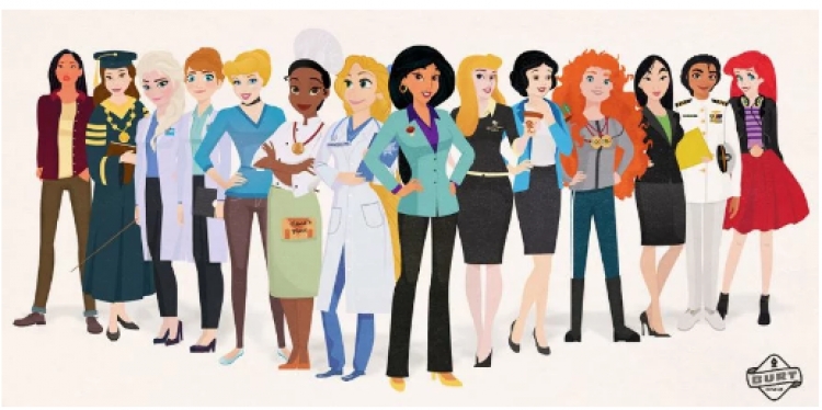Princeshat e Disney si femra në karrierë? Zbuloni çfarë profesionesh do të kishin dhe si do të dukeshin [FOTO]
